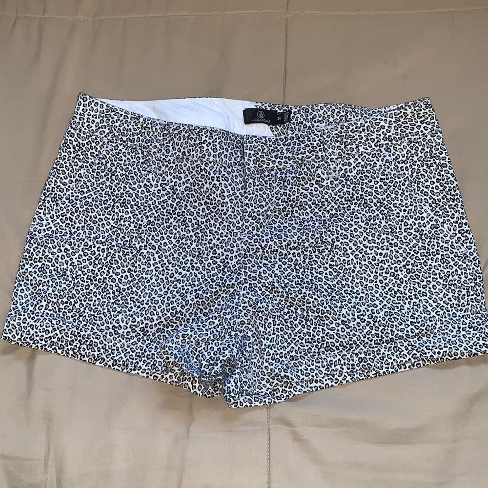 Volcom Cheetah Print Shorts